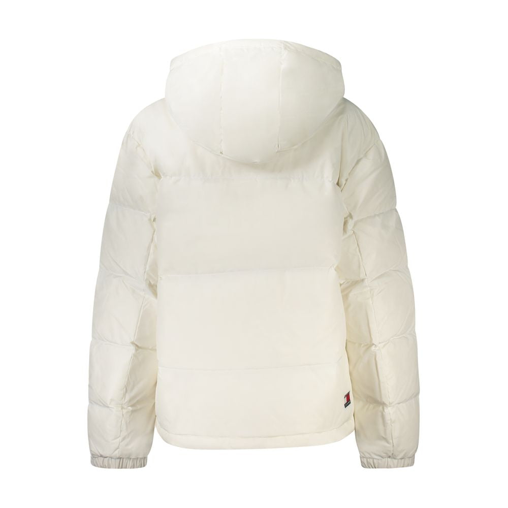 White Polyester Jackets & Coat