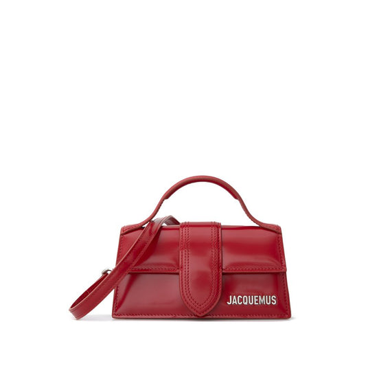 Bolso de piel rojo