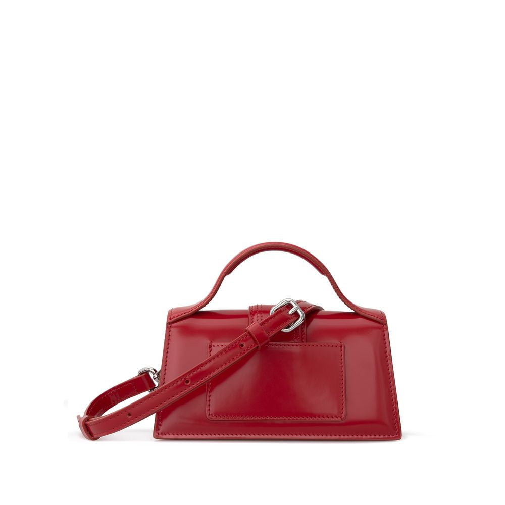 Bolso de piel rojo