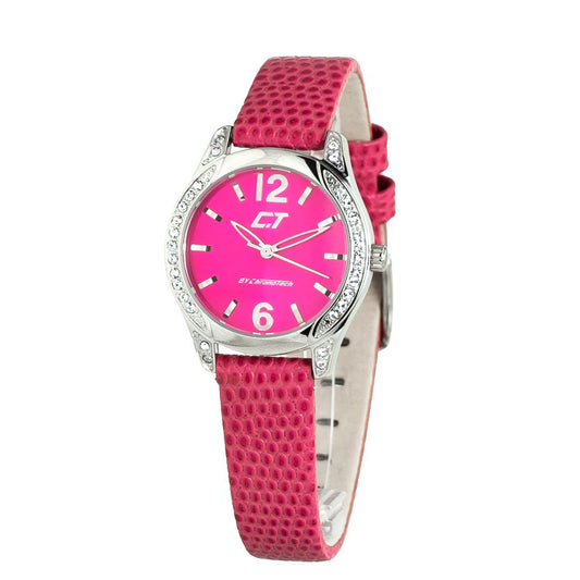 Reloj de piel multicolor