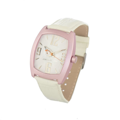 Reloj de piel multicolor