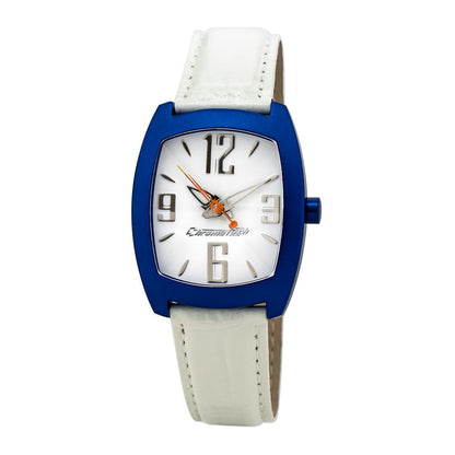 Reloj de piel blanco