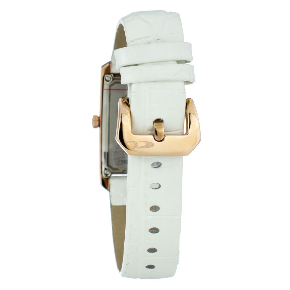 Reloj de piel blanco