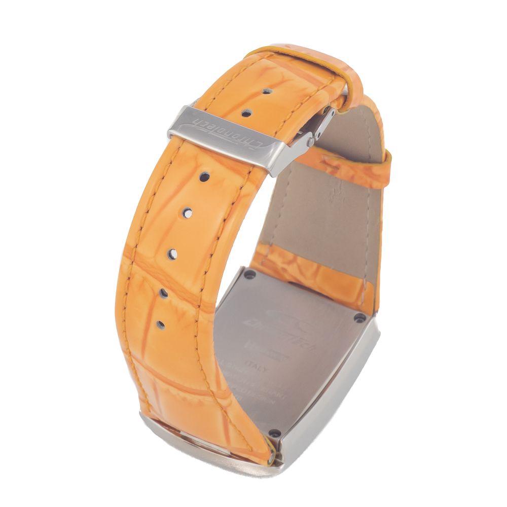 Orange Leather Watch