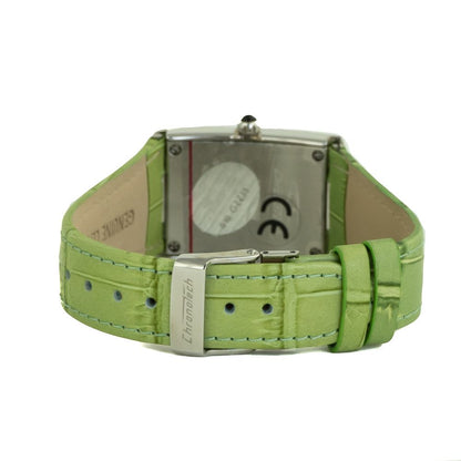 Green Leather Watch