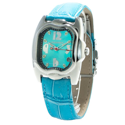 Reloj de cuero azul