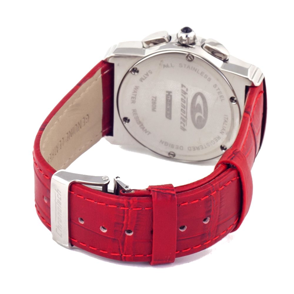 Red Leather Watch