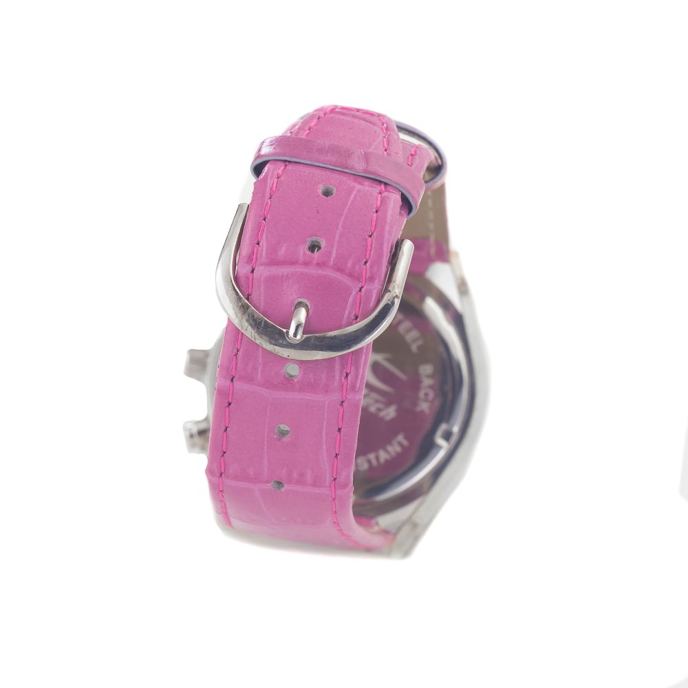 Reloj de piel multicolor