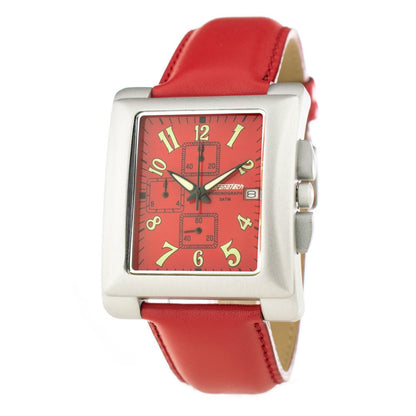 Red Leather Watch