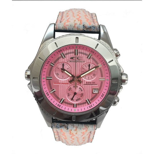 Reloj de piel multicolor