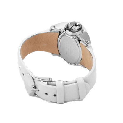 Reloj de piel blanco