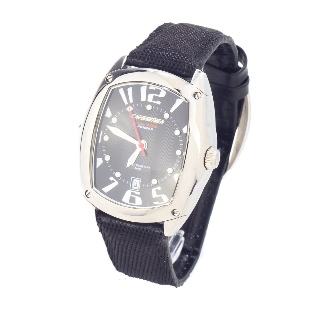 Black Leather Watch