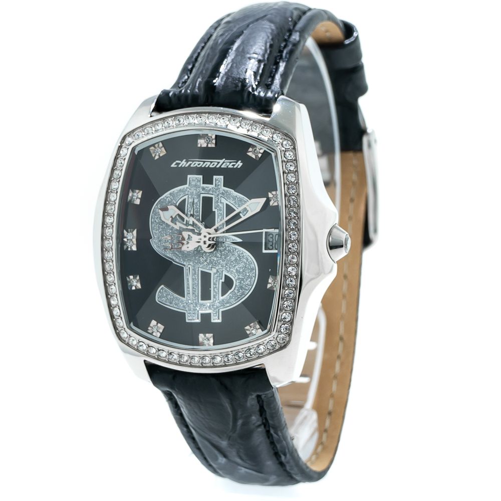 Black Leather Watch