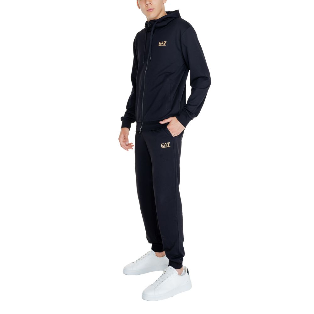 Black Cotton Sweatsuit