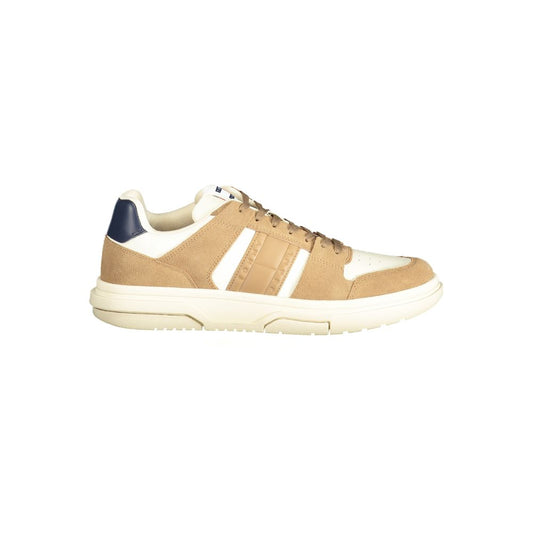 Beige Polyester Sneaker