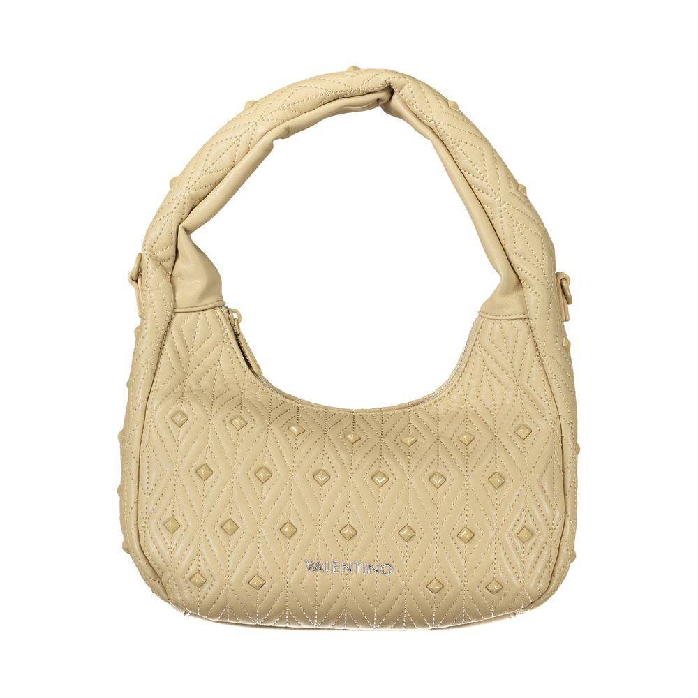 Bolso de mano de polietileno beige