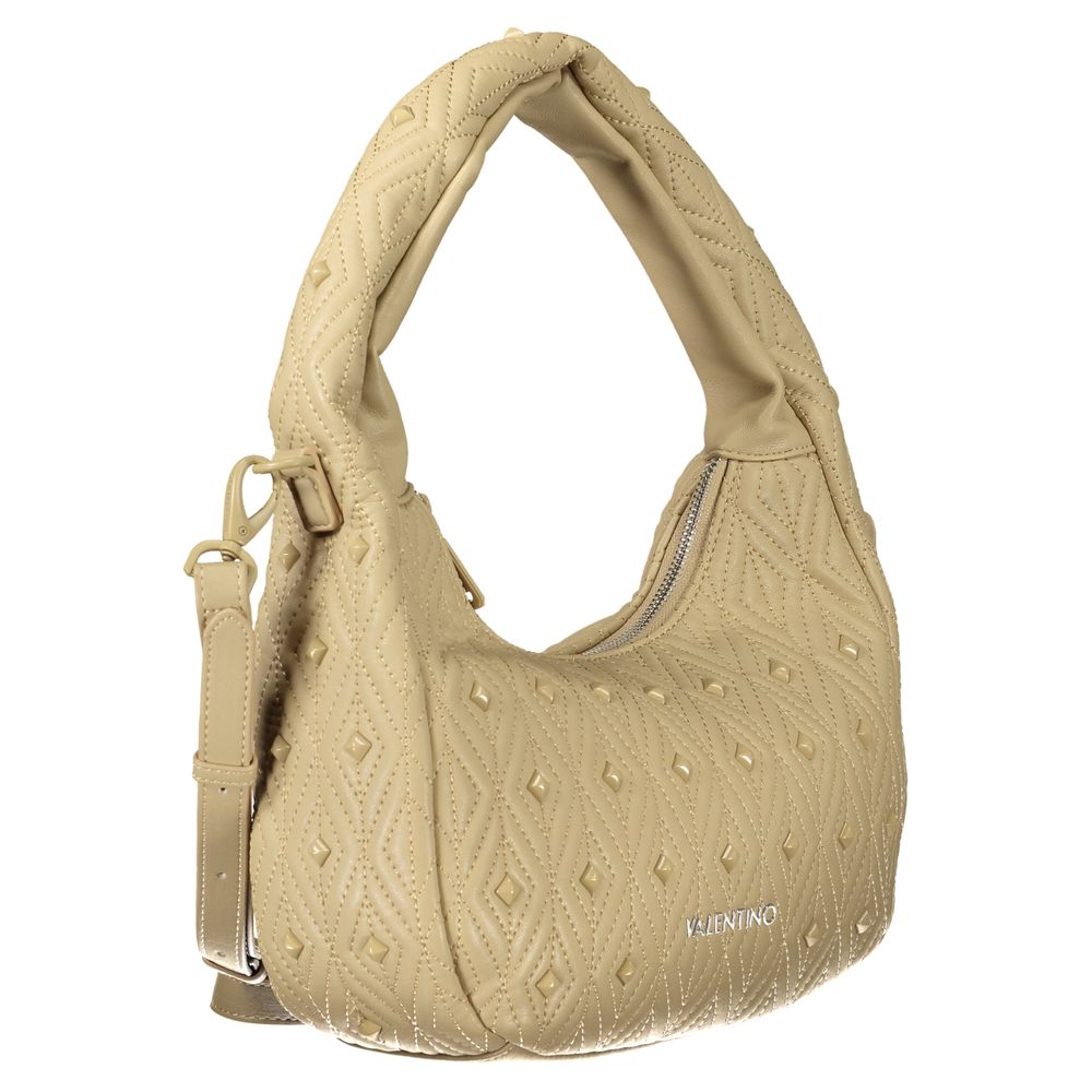 Bolso de mano de polietileno beige