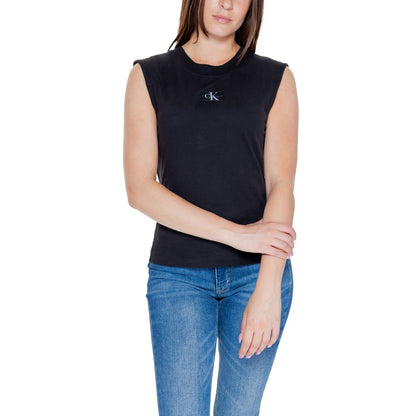 Black Cotton Tops & T-Shirt