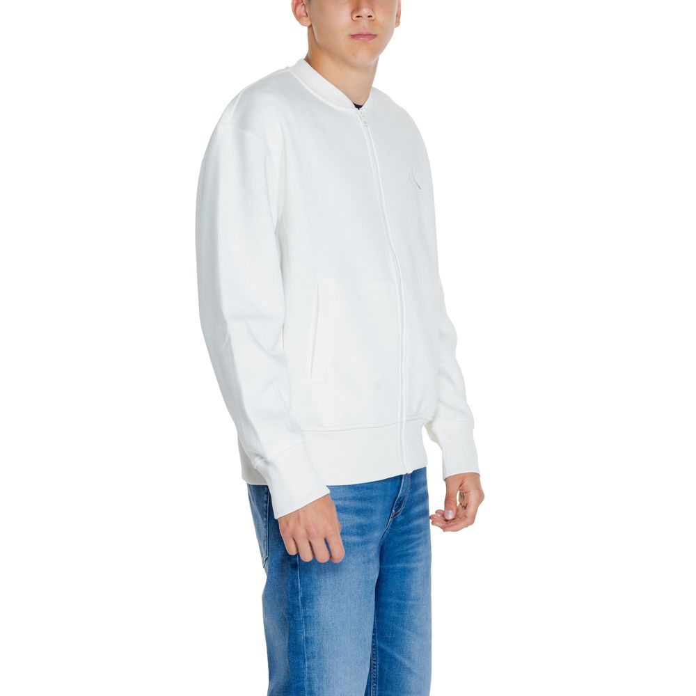 White Recycled Cotton Sweater