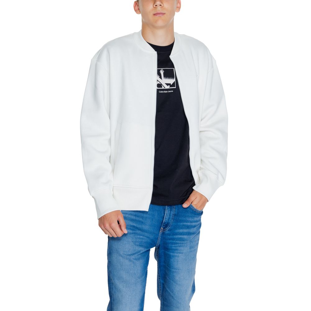 White Recycled Cotton Sweater