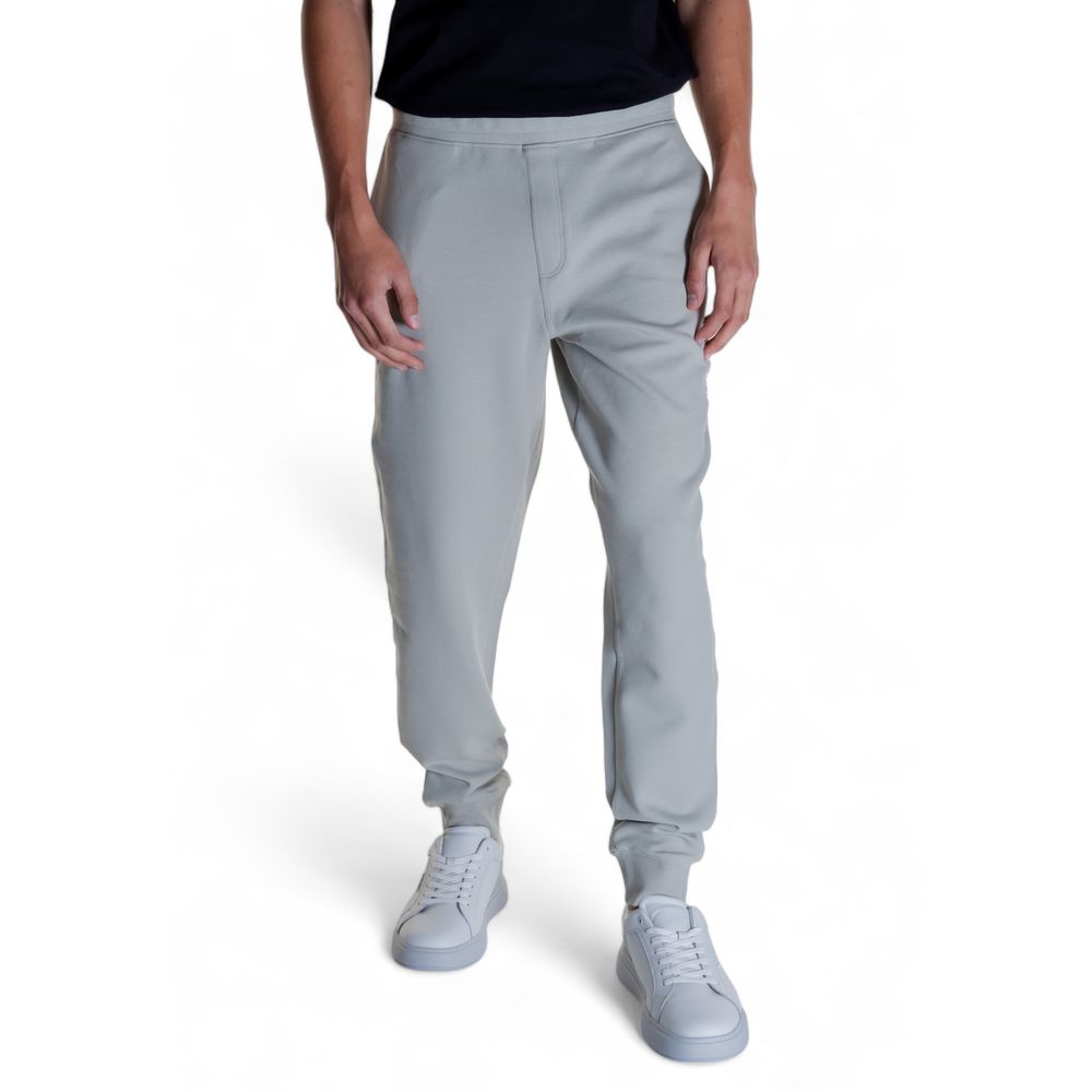 Gray Cotton Jeans & Pant