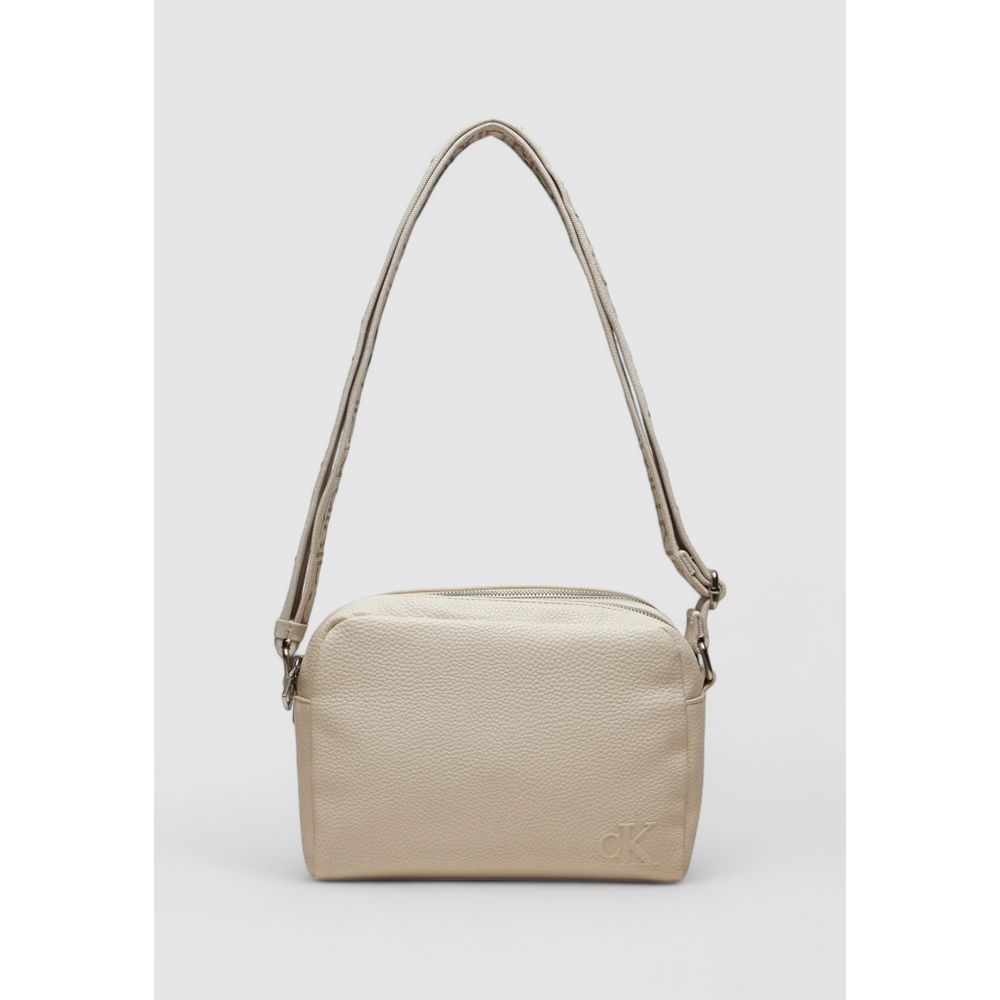 Cream Recycled Polyester Leather Accessory