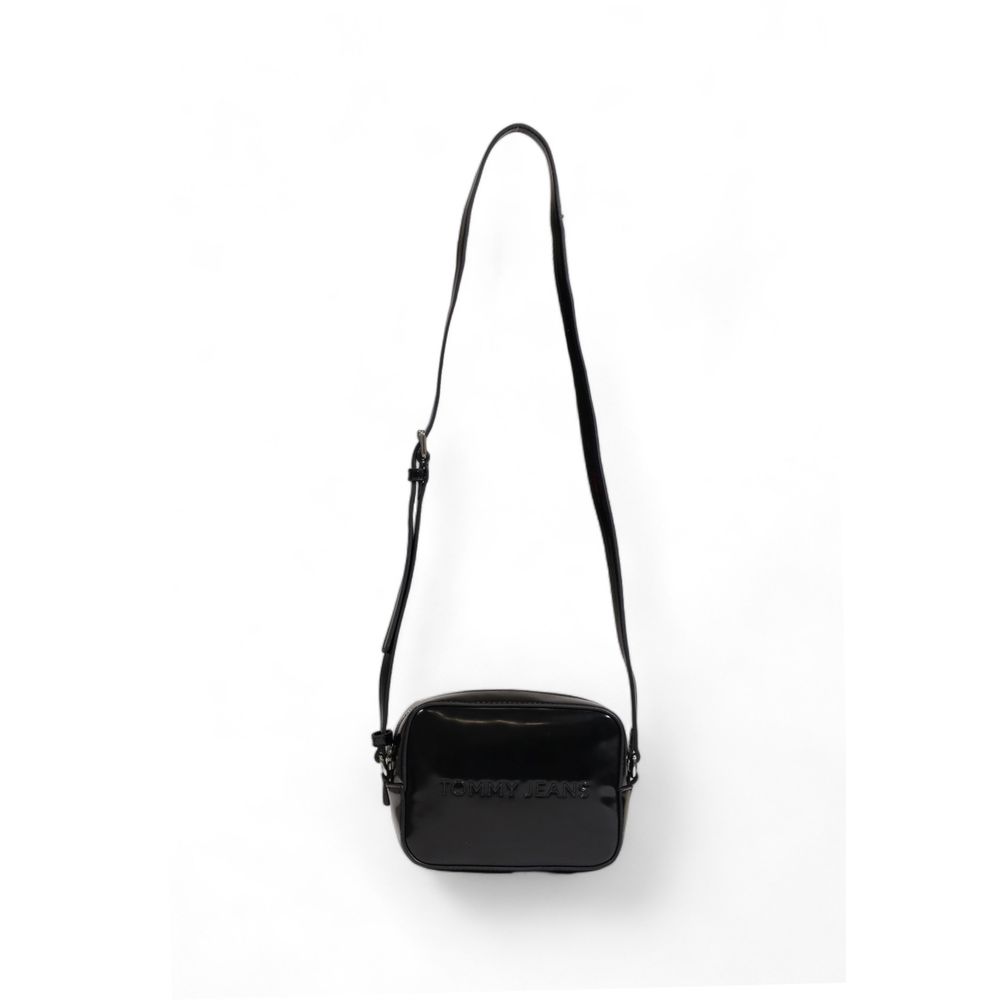 Bolso de mano de polietileno negro