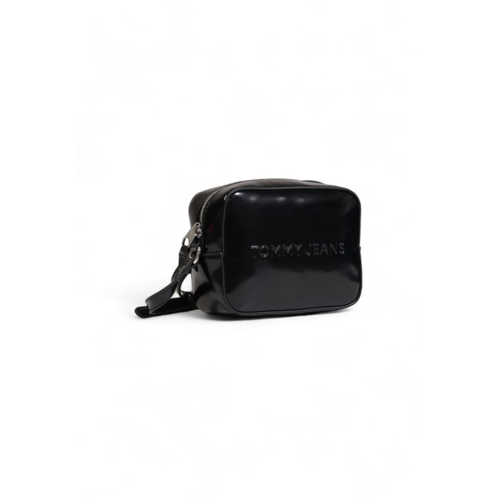 Bolso de mano de polietileno negro