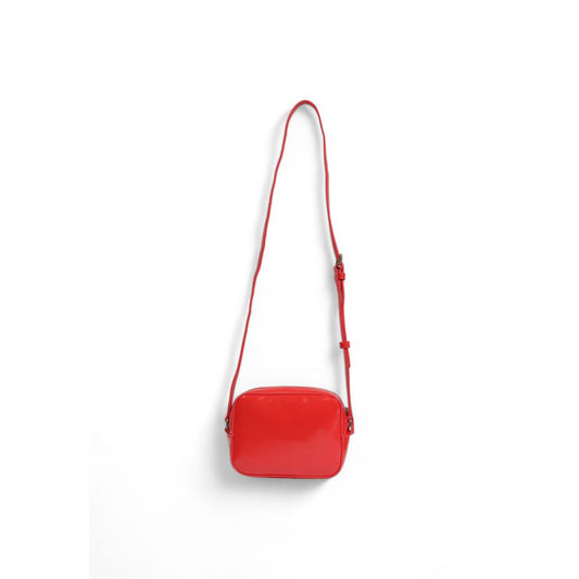 Bolso de mano de polietileno rojo