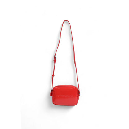 Bolso de mano de polietileno rojo