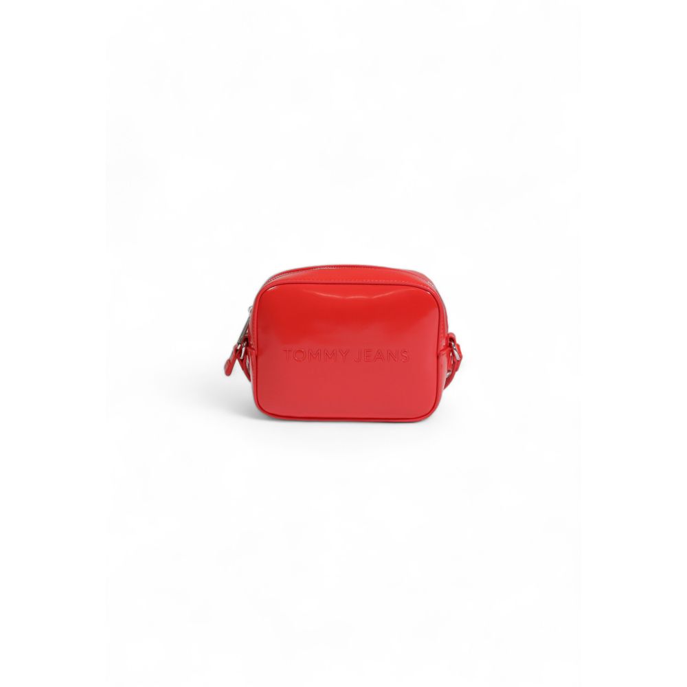 Bolso de mano de polietileno rojo