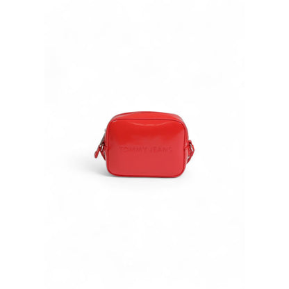 Bolso de mano de polietileno rojo