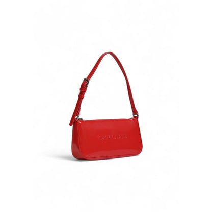 Bolso de mano de polietileno rojo