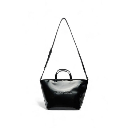 Bolso de mano de polietileno negro