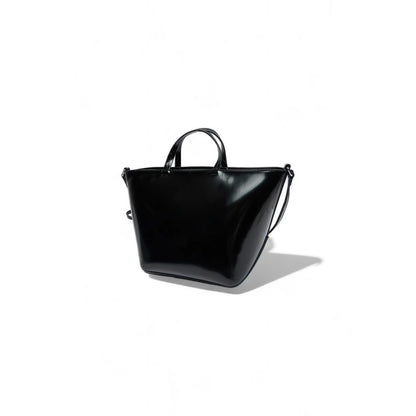 Bolso de mano de polietileno negro