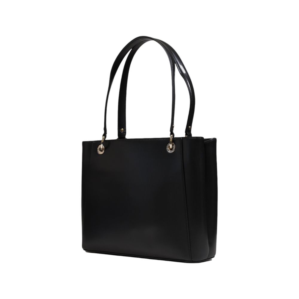 Bolso de mano de polietileno negro