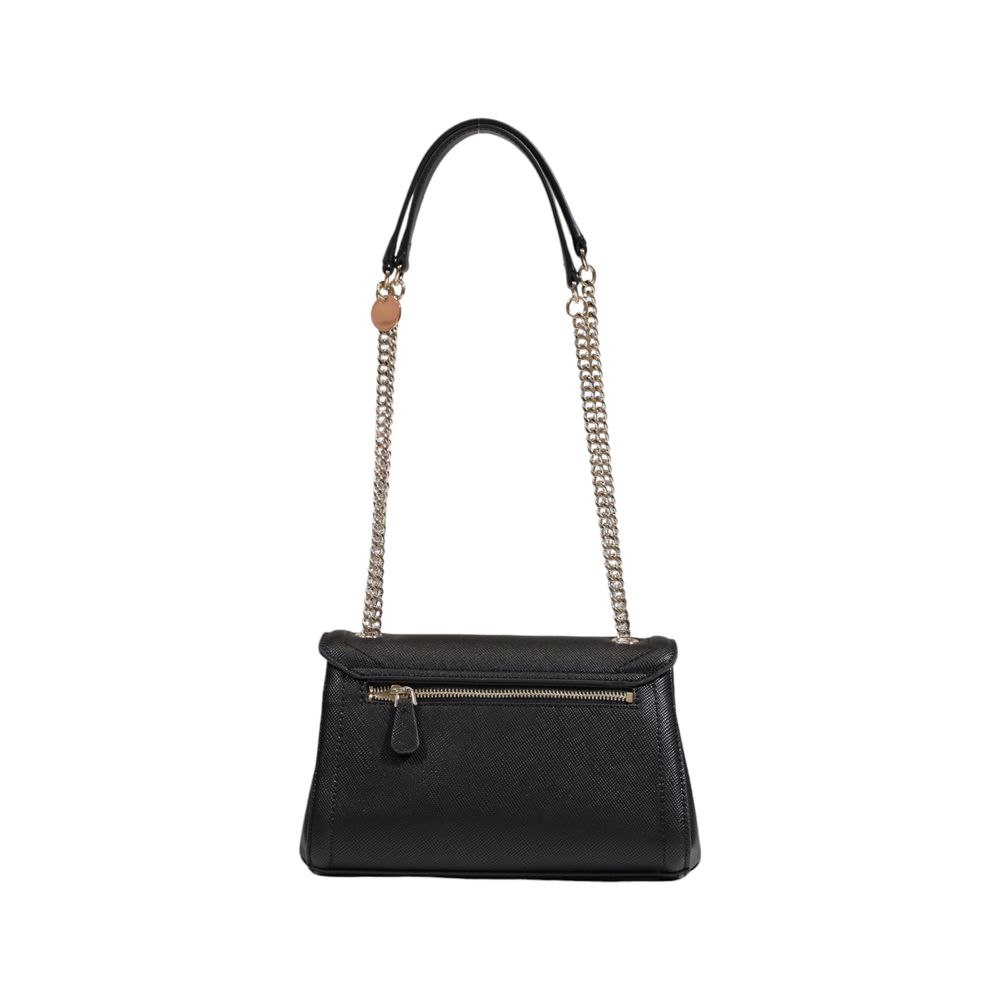 Bolso de mano de polietileno negro