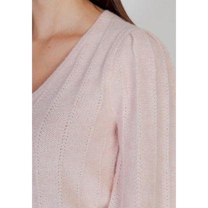 Pink Polyester Sweater