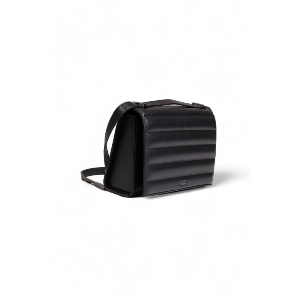 Bolso de mano de polietileno negro