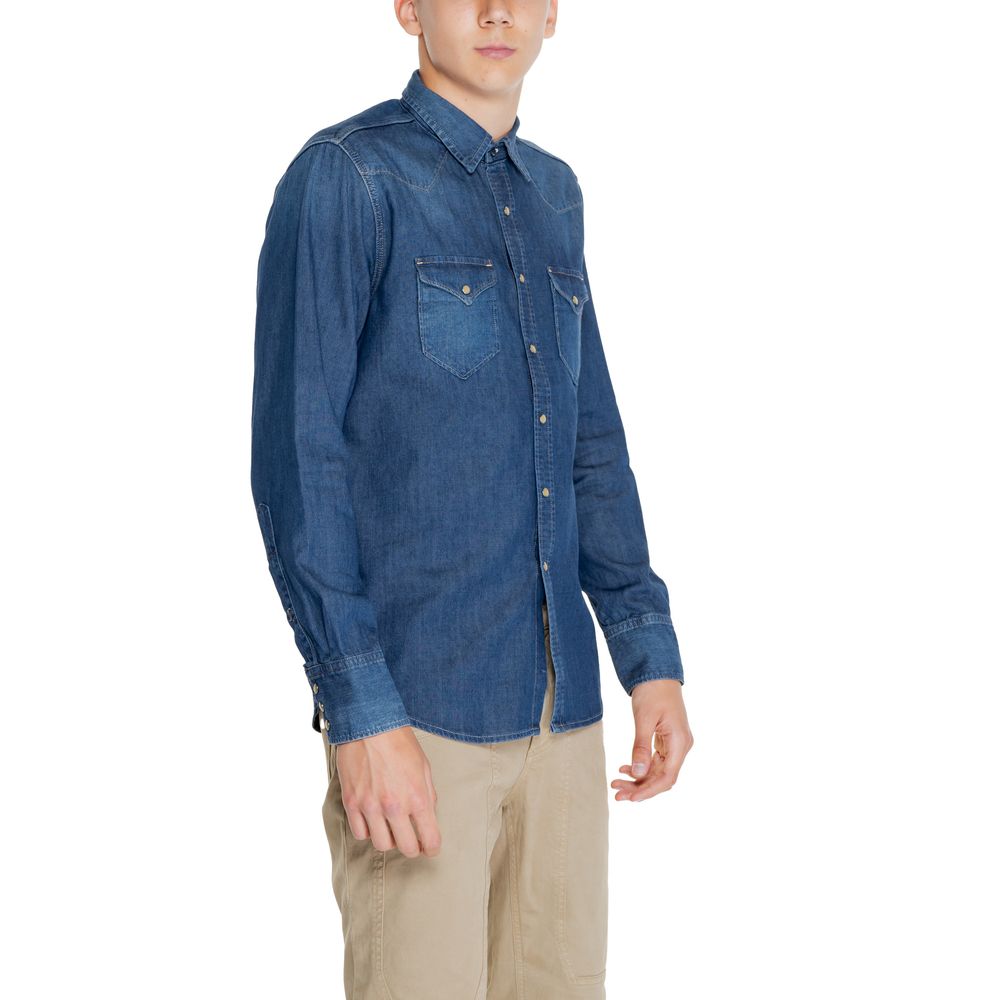 Blue Cotton Shirt