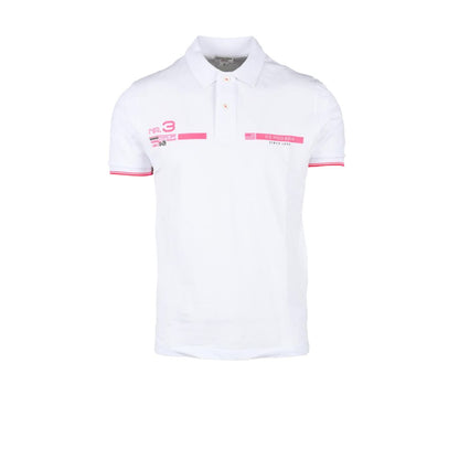 White Cotton Polo Shirt