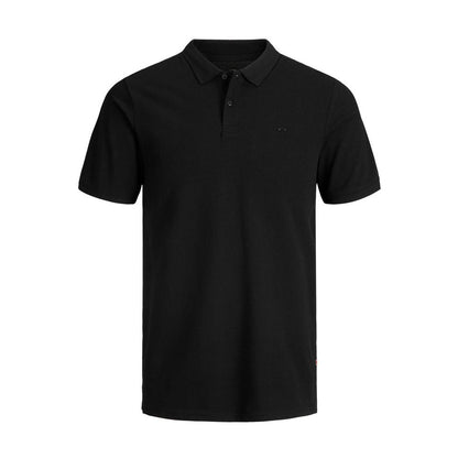 Polo de algodón negro