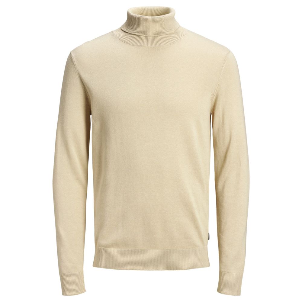 Beige Cotton Sweater