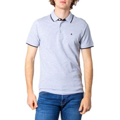 Gray Cotton Polo Shirt