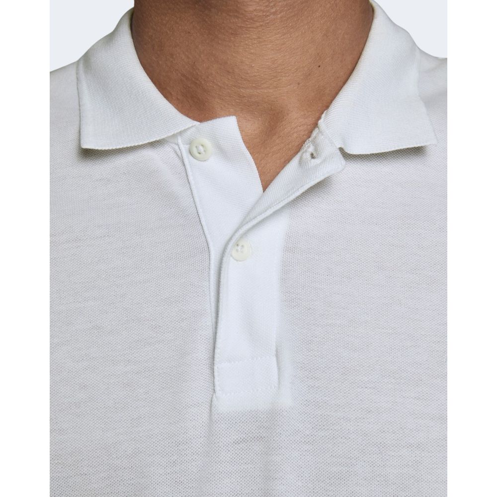 White Cotton Polo Shirt