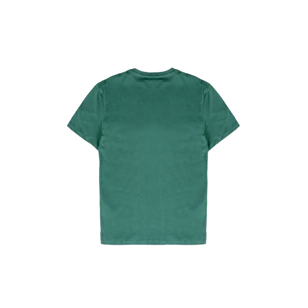 Camiseta de algodón verde