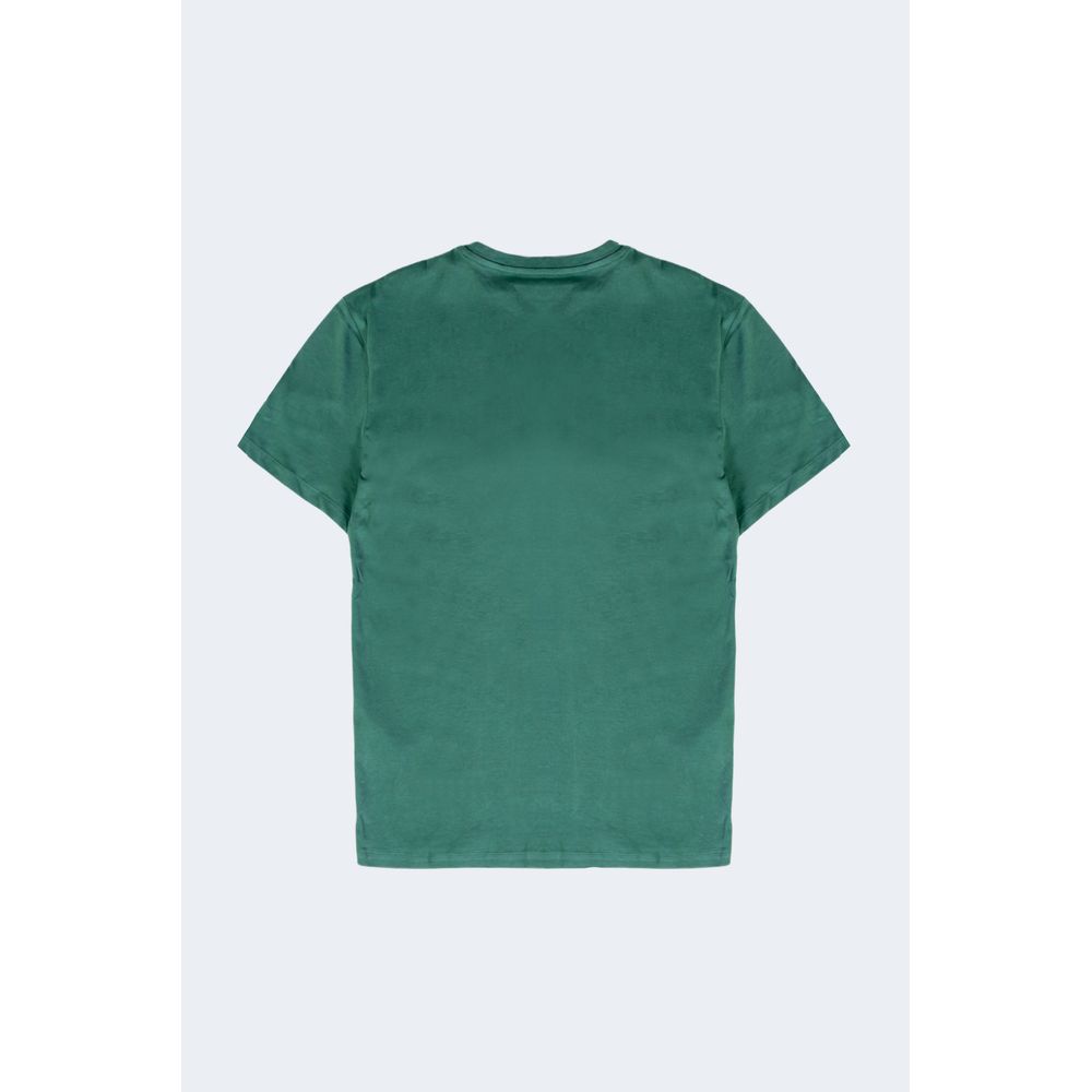 Camiseta de algodón verde