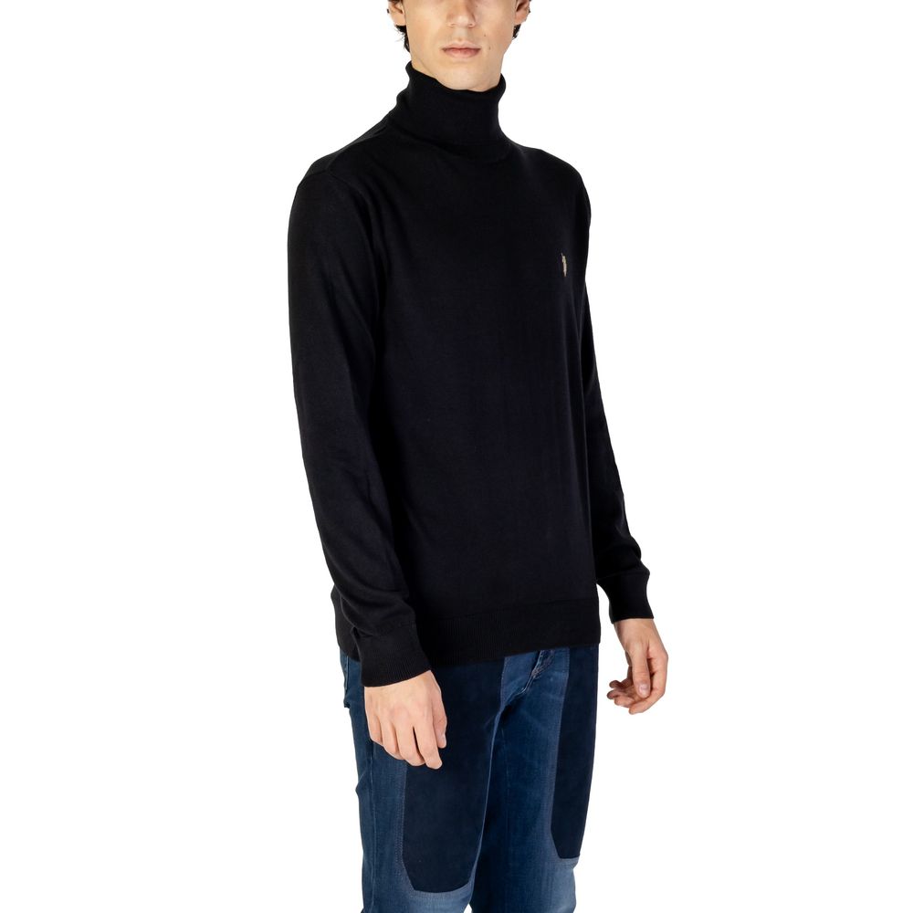 Black Cotton Sweater