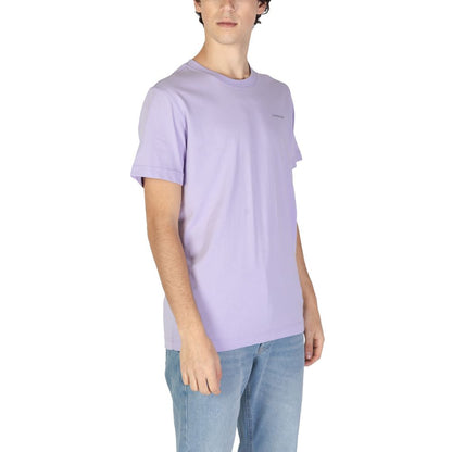 Camiseta de algodón morada