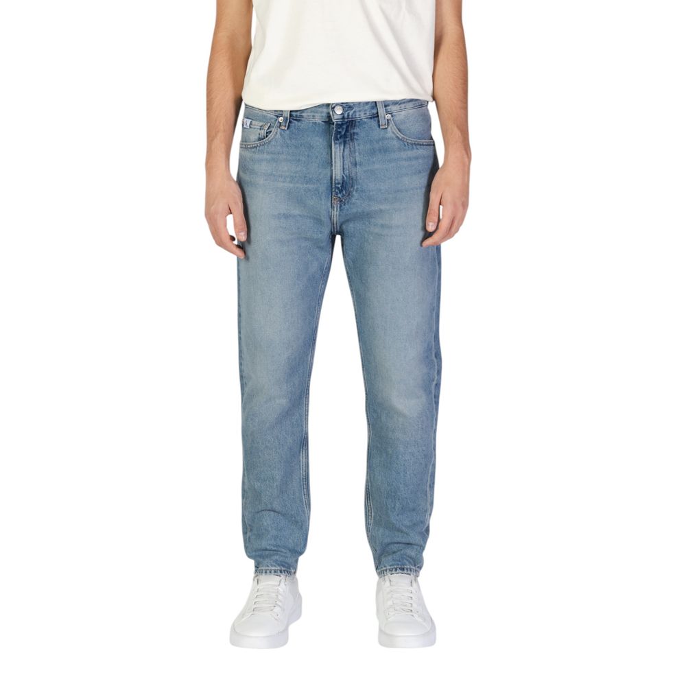 Pantalones y vaqueros de algodón azules